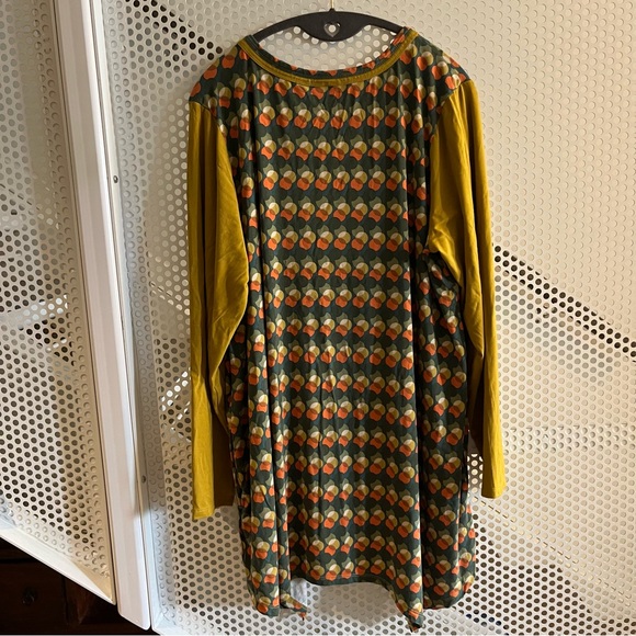 Logo by Lori Goldstein Tunic Top Long-sleeve Size 1X Green Colourway - Picture 4 of 14